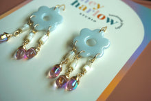 Load image into Gallery viewer, Beaded Jelly Flowers- Baby Blue
