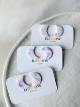 Load image into Gallery viewer, Lavender Haze Moon Studs
