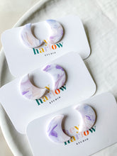 Load image into Gallery viewer, Lavender Haze Moon Studs
