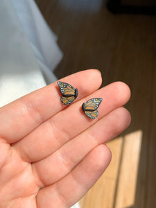 Monarch Butterfly Half Studs