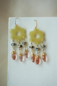 Beaded Jelly Flowers- Lime