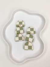 Load image into Gallery viewer, Little Levi- Sage/Cream Checkers
