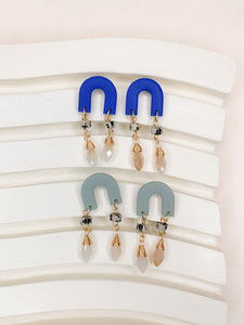 Beaded Mini Arch- Cobalt, Sage