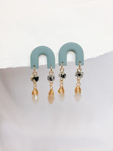Beaded Mini Arch- Cobalt, Sage