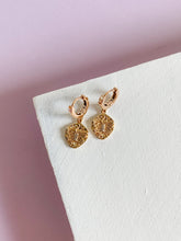 Load image into Gallery viewer, Butterfly Huggie Hoops- 14k gold filled
