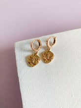 Load image into Gallery viewer, Butterfly Huggie Hoops- 14k gold filled
