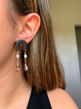 Load image into Gallery viewer, Beaded Mini Arch- Midnight Black
