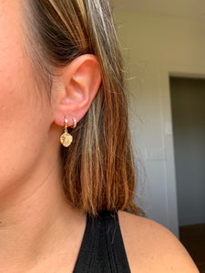 Butterfly Huggie Hoops- 14k gold filled